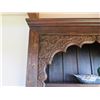 Image 2 : Wooden Shelf w/ Carved Top Design 93"x15"x54"H (Contents Not Included)