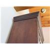 Image 5 : Wooden Shelf w/ Carved Top Design 93"x15"x54"H (Contents Not Included)