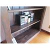Image 7 : Wooden Shelf w/ Carved Top Design 93"x15"x54"H (Contents Not Included)