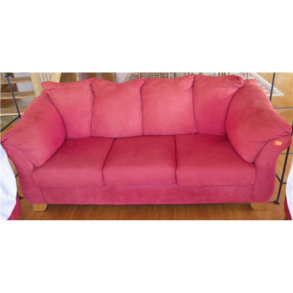 Pink 3 Seat Sofa Couch