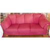 Image 1 : Pink 3 Seat Sofa Couch