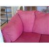 Image 2 : Pink 3 Seat Sofa Couch