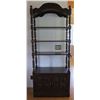 Image 1 : Wooden 4 Tier Shelf w/ Under Cabinet 33"x14"x84"H