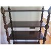Image 4 : Wooden 4 Tier Shelf w/ Under Cabinet 33"x14"x84"H