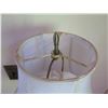 Image 5 : Qty 2 Table Lamps w/ Metal Pedestal Base & White Shades 26"H