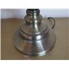 Image 6 : Qty 2 Table Lamps w/ Metal Pedestal Base & White Shades 26"H