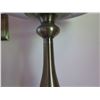 Image 8 : Qty 2 Table Lamps w/ Metal Pedestal Base & White Shades 26"H
