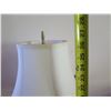 Image 9 : Qty 2 Table Lamps w/ Metal Pedestal Base & White Shades 26"H