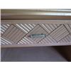 Image 7 : Qty 2 Wood Night Stands w/ Woven Design Drawers