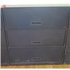 Image 1 : Shaw-Walker Gray Lateral 3 Drawer Filing Cabinet