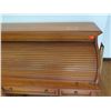Image 3 : Vintage Secretary Desk w/ Roll Top & Inside Organizer 50"x46"H