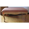 Image 1 : Long Wooden Ottoman/Bench w/ Upholstered Top 34"x18"x18"H