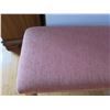 Image 2 : Long Wooden Ottoman/Bench w/ Upholstered Top 34"x18"x18"H