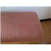 Image 3 : Long Wooden Ottoman/Bench w/ Upholstered Top 34"x18"x18"H