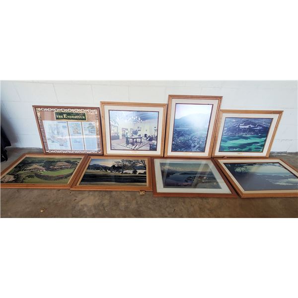 Qty 8 Assorted Picture Frames