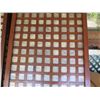 Image 3 : Tall Narra Wood Panel w/ Capiz Shell Insets 36"x2"x90" (a few surface scratches from handling)