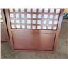 Image 4 : Tall Narra Wood Panel w/ Capiz Shell Insets 36"x2"x90" (a few surface scratches from handling)