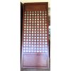 Image 1 : Tall Narra Wood Panel w/ Capiz Shell Insets 36"x2"x90" (a few surface scratches from handling)