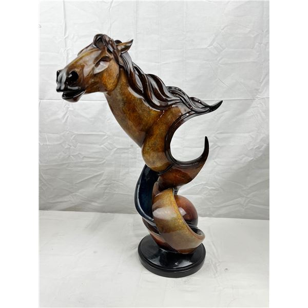 IMAGO Tempest Topaz Horse Sculpture by Stephen Herrero - Mill Creek Studeio