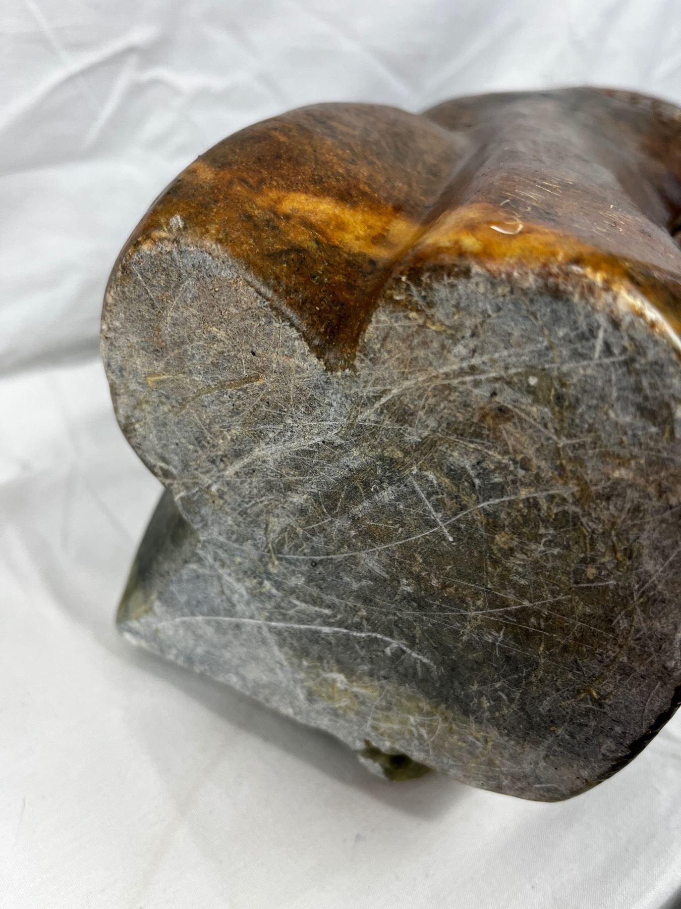 Soapstone carving Signed by Canadian Artist Clyde Drew