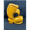 Image 1 : Carved Wooden Boot signed by Canadian Artist Clyde Drew