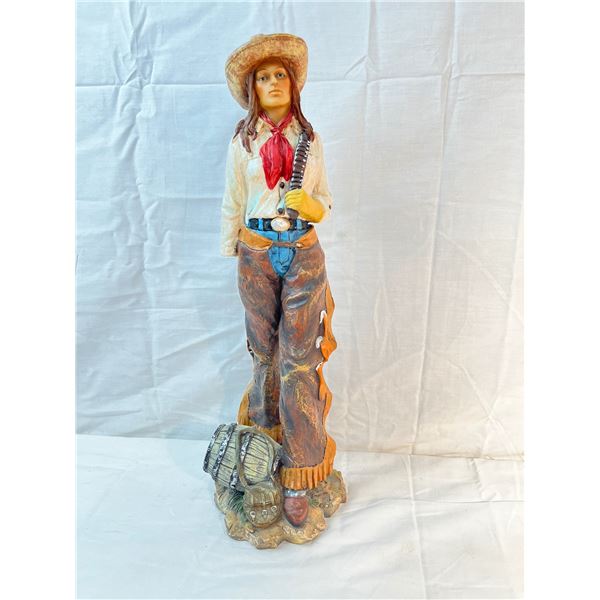 Cowgirl Sculpture