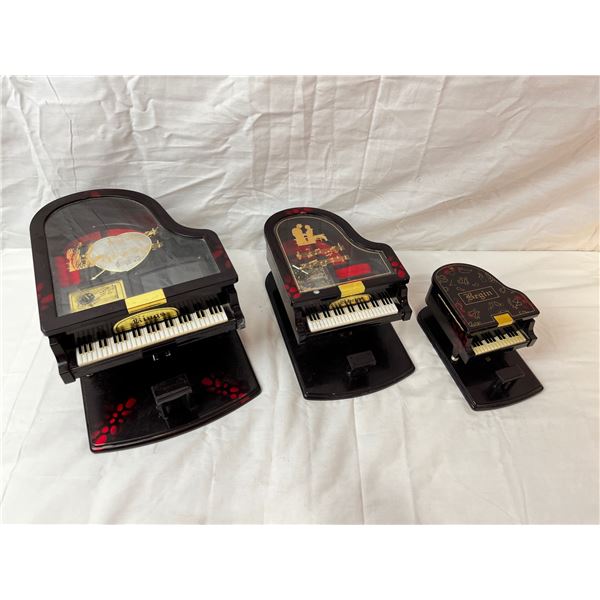 Musical Piano Jewelry Boxes