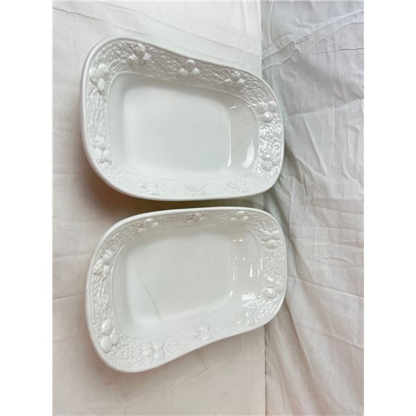 CWC Embossed Fruit Serving Dishes