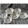Image 1 : Arcoroc Aspen Leaf Design Textured Glass Bowls
