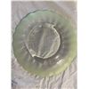Image 2 : Midcentury Green Art Glass Plate