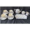 Image 1 : Avon Blue Floral Tea Set