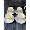 Image 2 : Avon Blue Floral Tea Set