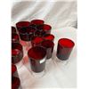 Image 4 : Luminare Cavalier Cristal d' Arques Glasses - Ruby Red