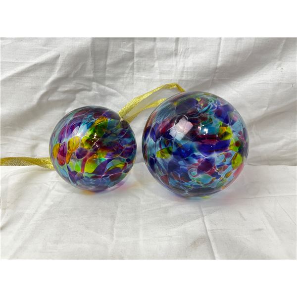 Ornamental Stained Glass Balls