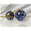 Image 1 : Ornamental Stained Glass Balls