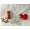 Image 1 : Candle and Candle Holder Lot