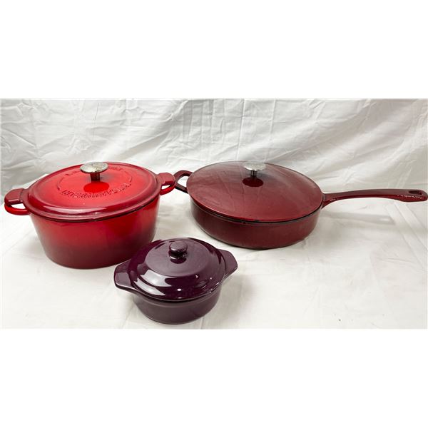 Enameled Pots and Pan