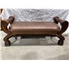 Image 1 : Carved Wooden Bench