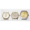 Image 1 : LOT OF 3 ANTIQUE MEN'S WATCHES AS IS