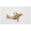 GOLD PLATED WHALE PENDANT