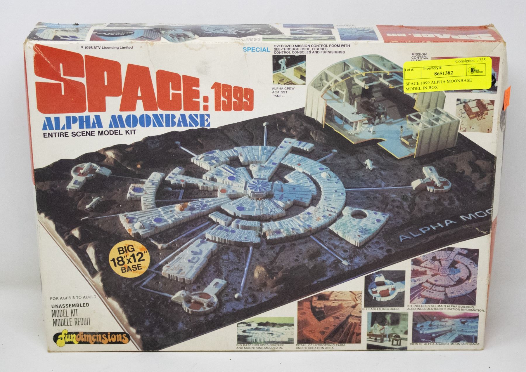 SPACE 1999 ALPHA MOONBASE MODEL IN BOX