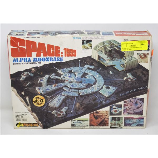 SPACE 1999 ALPHA MOONBASE MODEL IN BOX