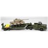 Image 1 : 1950S DINKY TOY TANK TRANSPORTER W CORGI TANK
