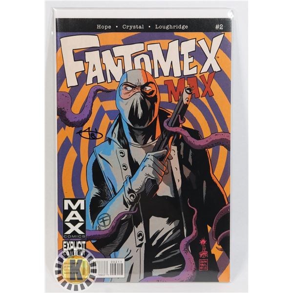 MAX COMICS FANTOMEX MAX NO. 2