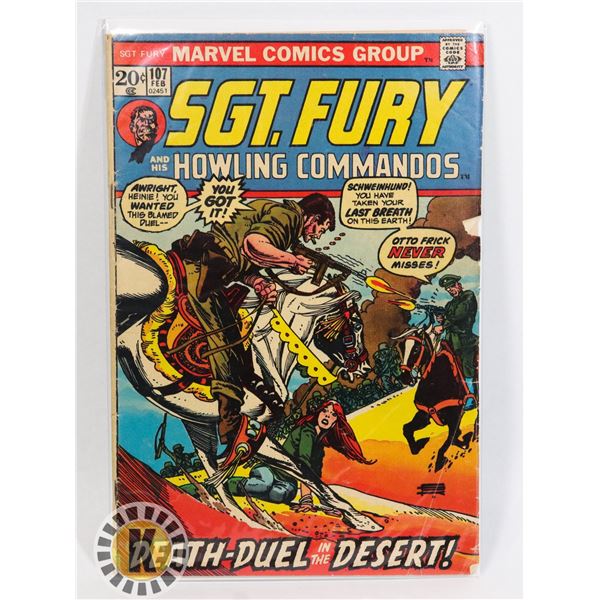 MARVEL SGT. FURY NO. 107