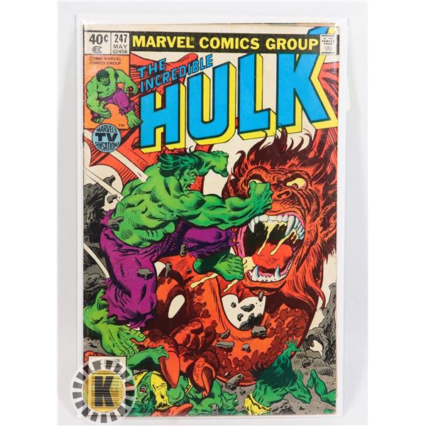 MARVEL THE INCREDIBLE HULK NO. 247