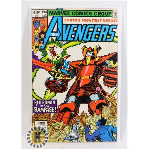 MARVEL THE AVENGERS . NO 198