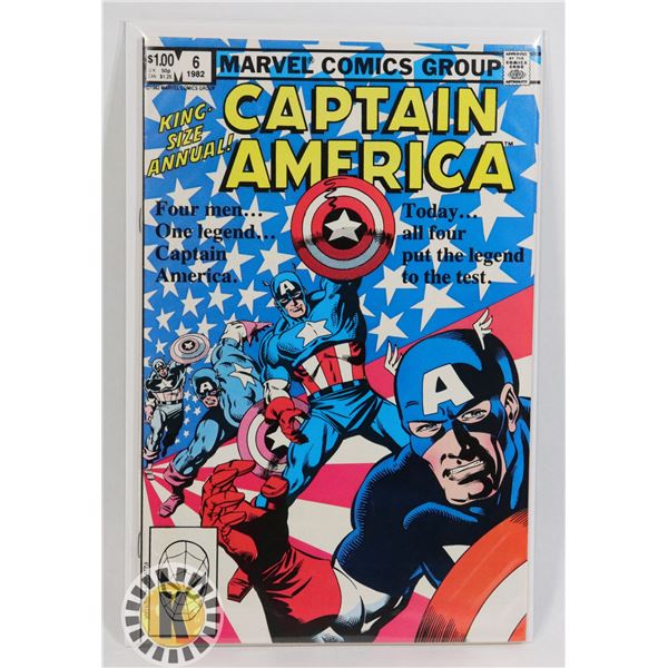 MARVEL CAPTAIN AMERICA NO. 6