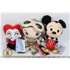 BUNDLE OF ASSORTED NEW POP CULTURE STUFFED TOYS