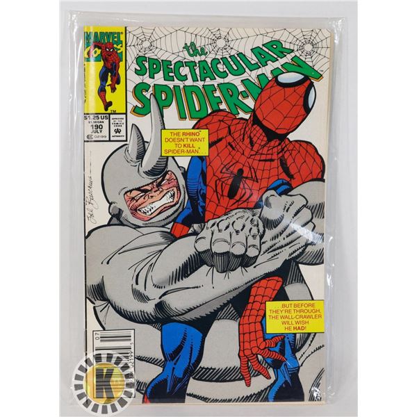 THE SPECTACULAR SPIDERMAN #190 COMIC